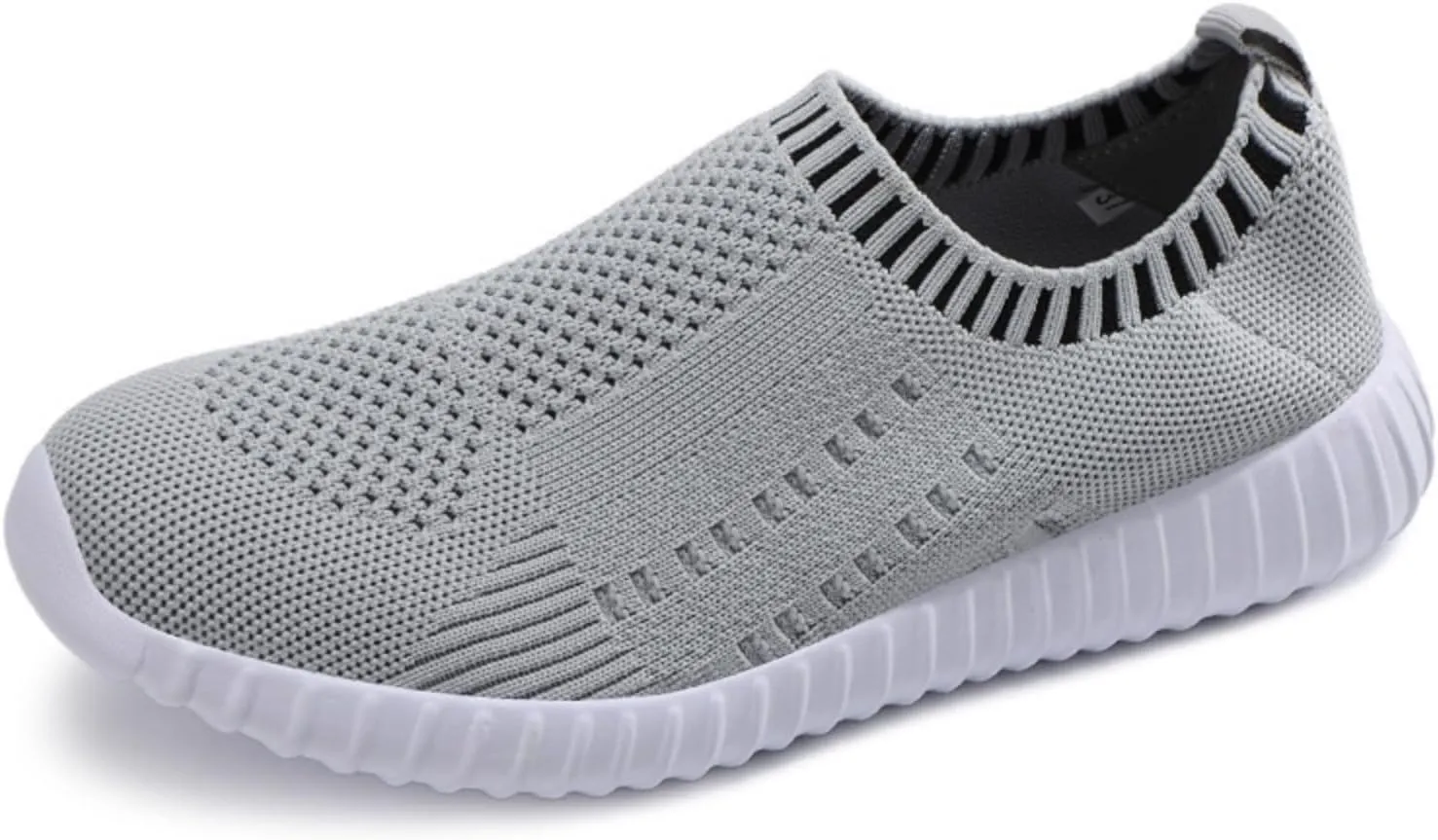 ZWRXW Women's Athletic Walking Shoes Woven Breathable Soft Shoes for Women Men,Casual Mesh Slip On Shoe,Comfortable Tennis Workout Sneakers,Unisex